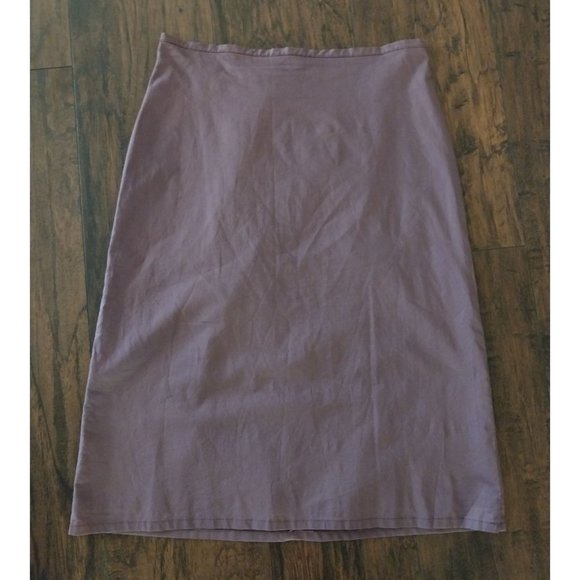Zara Dresses & Skirts - ZARA Woman Dusty Purple A Line Cotton Skirt Sz 6